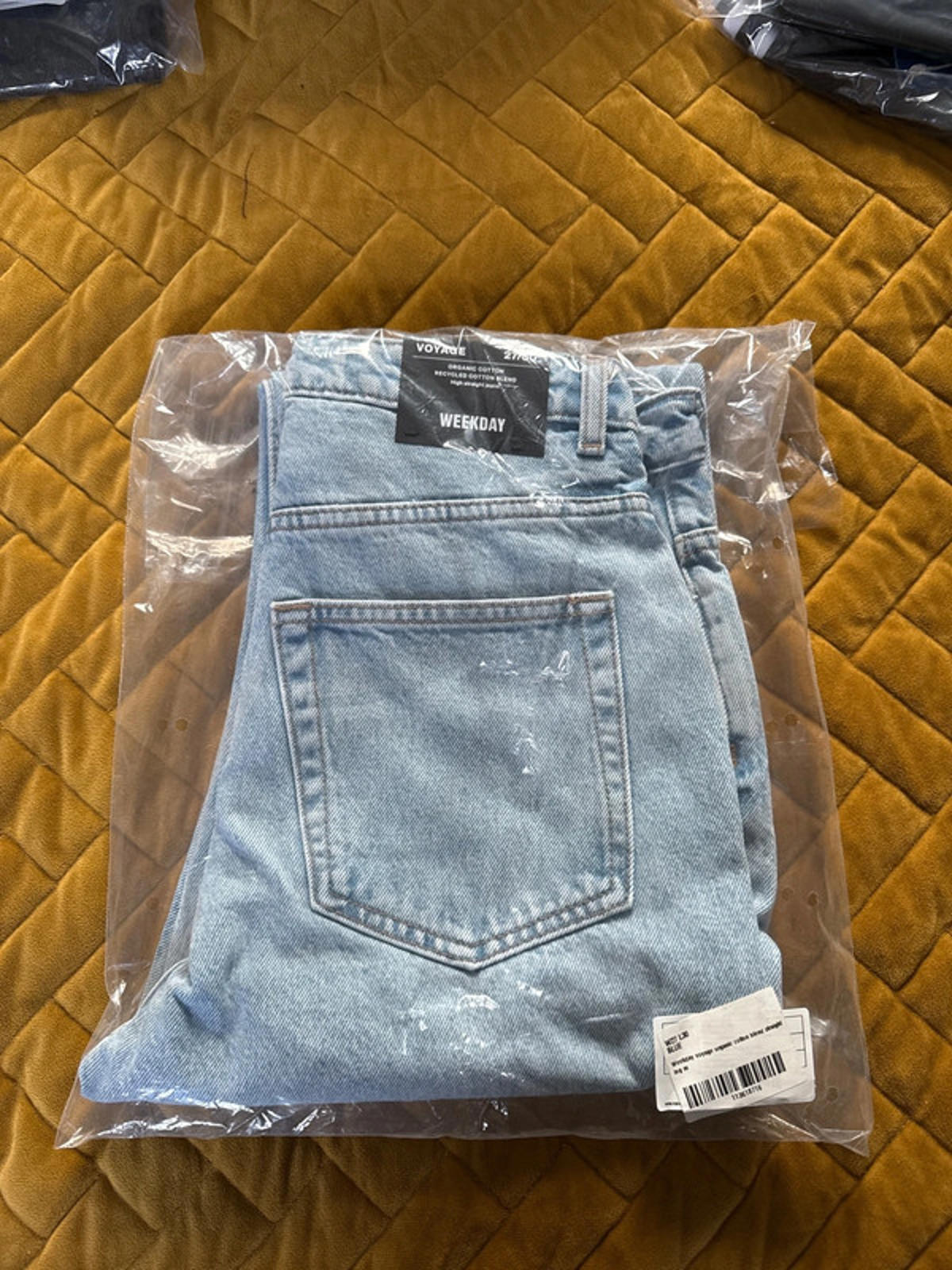 Women’s Weekday Voyage High Waisted Fit Jeans In Blue - W27/L30 - 0620