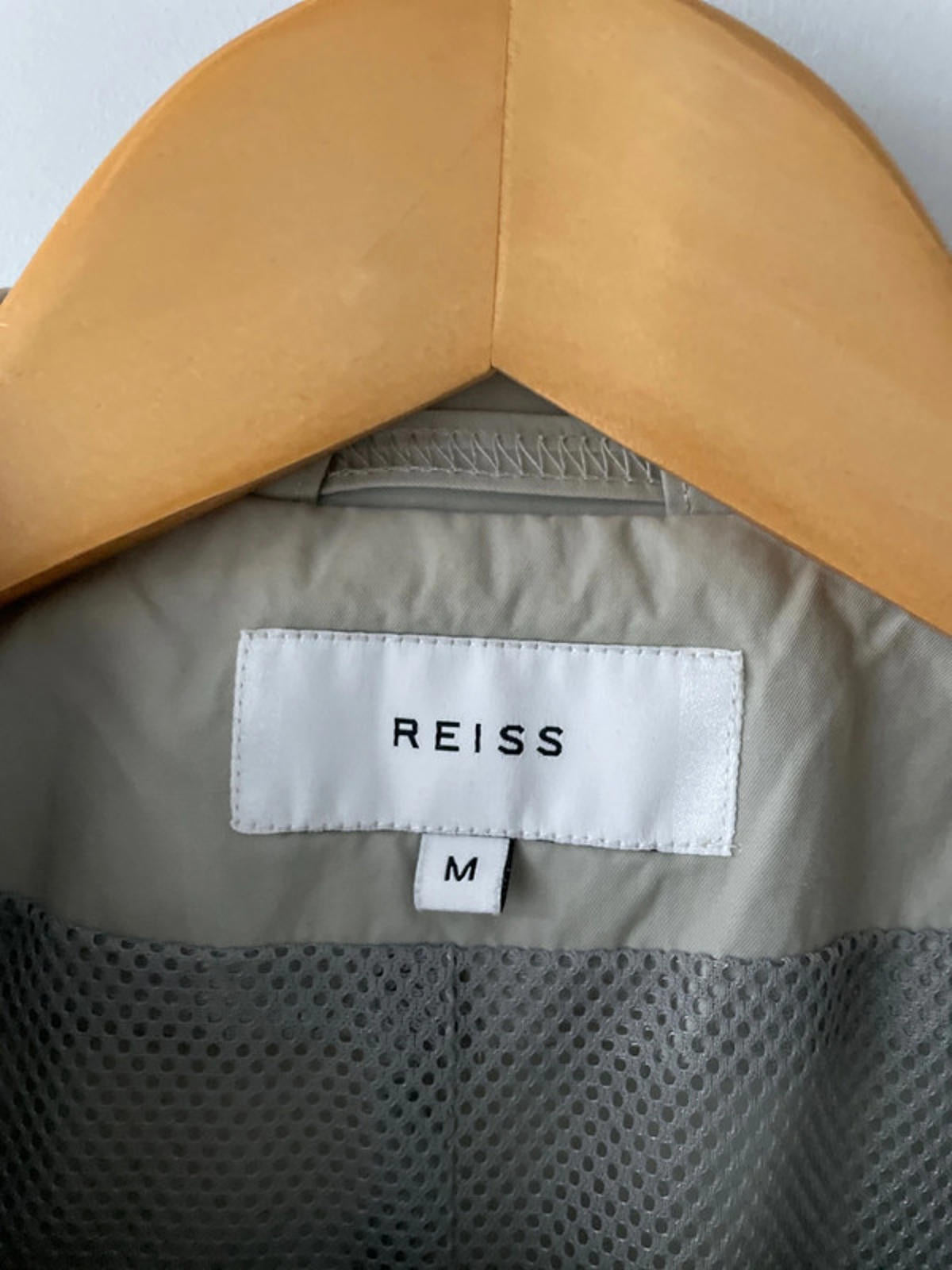 Women’s Reiss Premium Zip Through Jacket Coat In Cream- Medium