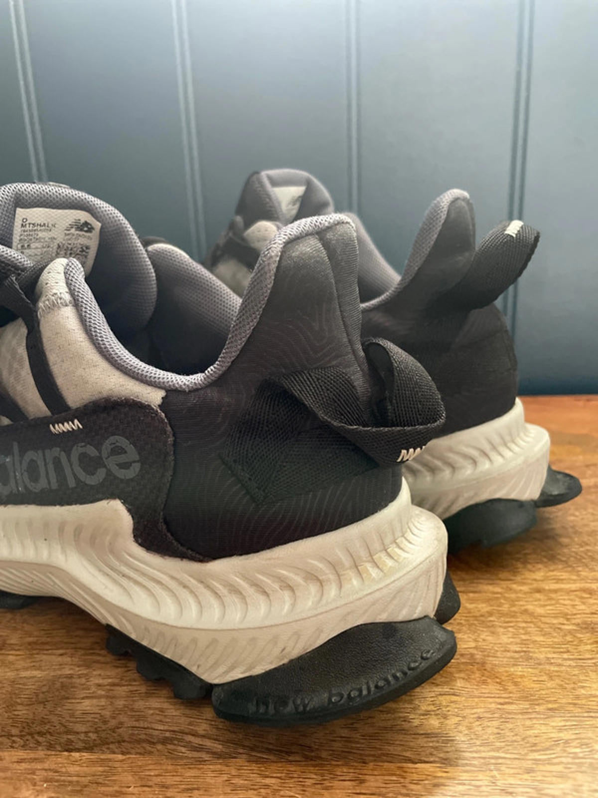 Men's New Balance Shando Chunky Sole Trainers In Black/White - UK 9 - 1635