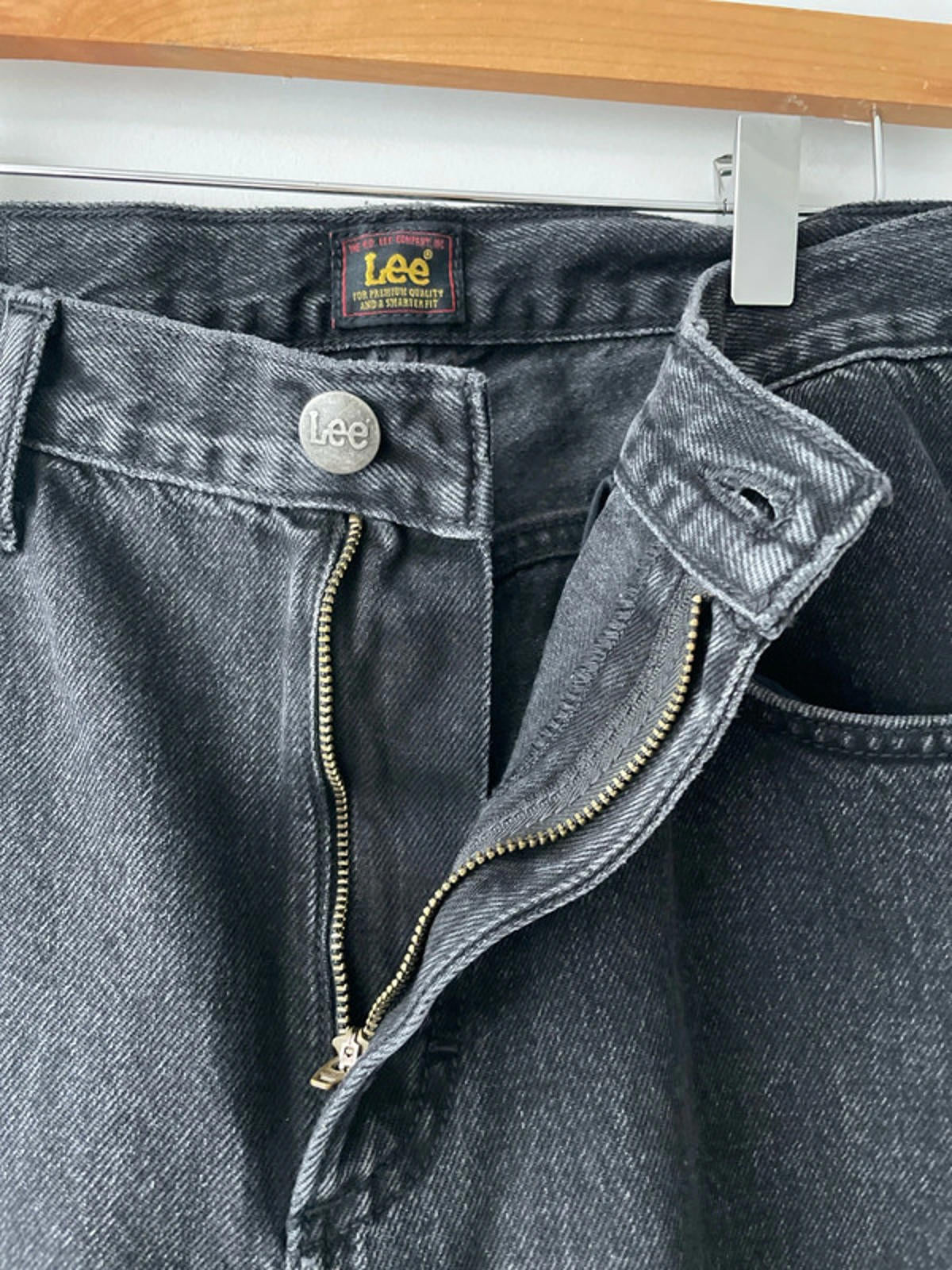 Mens Lee Relaxed Straight Fit Jeans In Black - W32/L32 - 2344