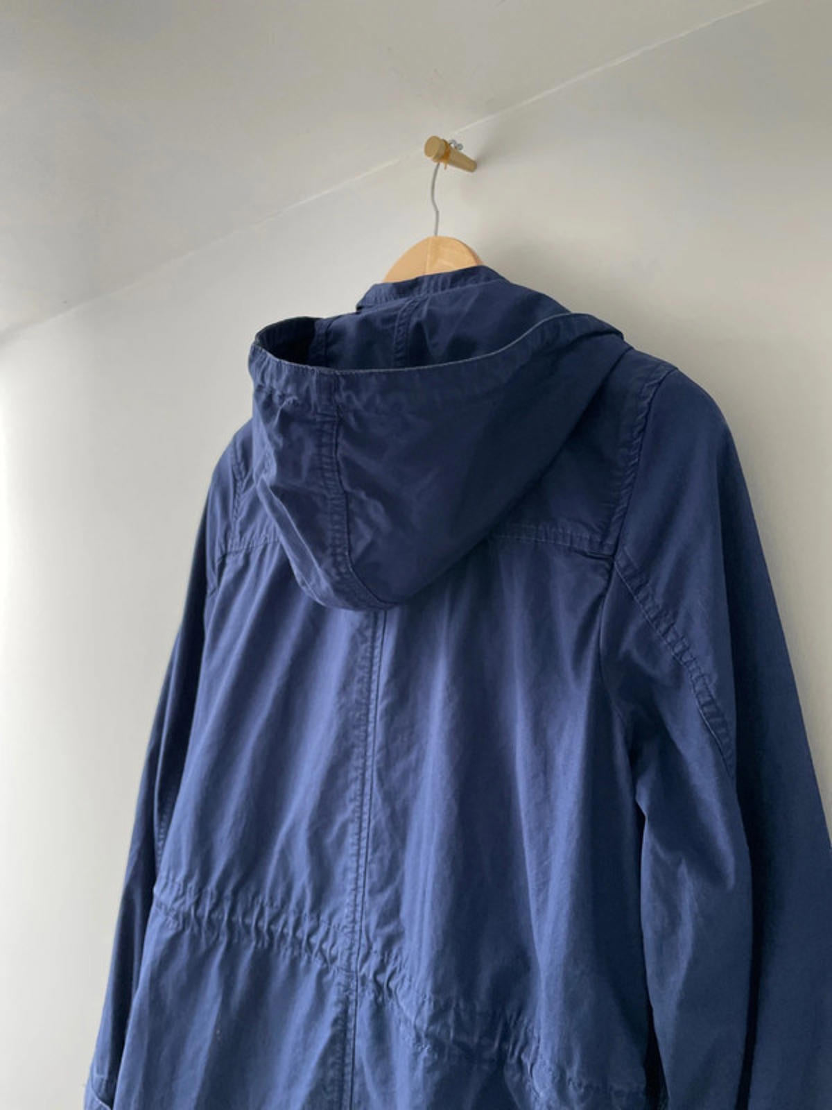 Women’s Levi’s Hooded Parka Jacket Coat In Navy - Small - 2284