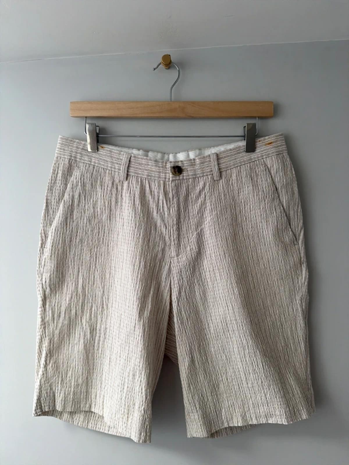 Men’s Jack & Jones Premium Linen Shorts In Beige - W32 - 3271