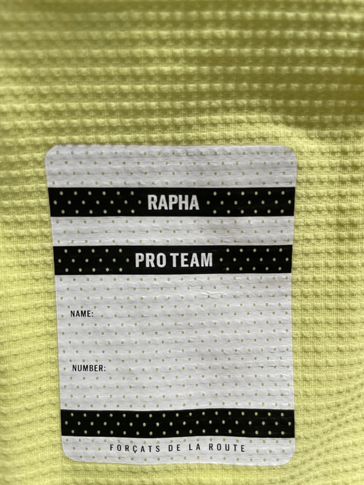 Men's Rapha Pro Team Long Sleeve Thermal Jersey in Lime - Large - 2505