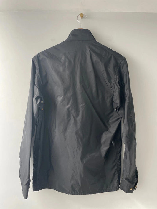 Men's Barbour International A7 Premium Biker Jacket in Black - Small - 2085