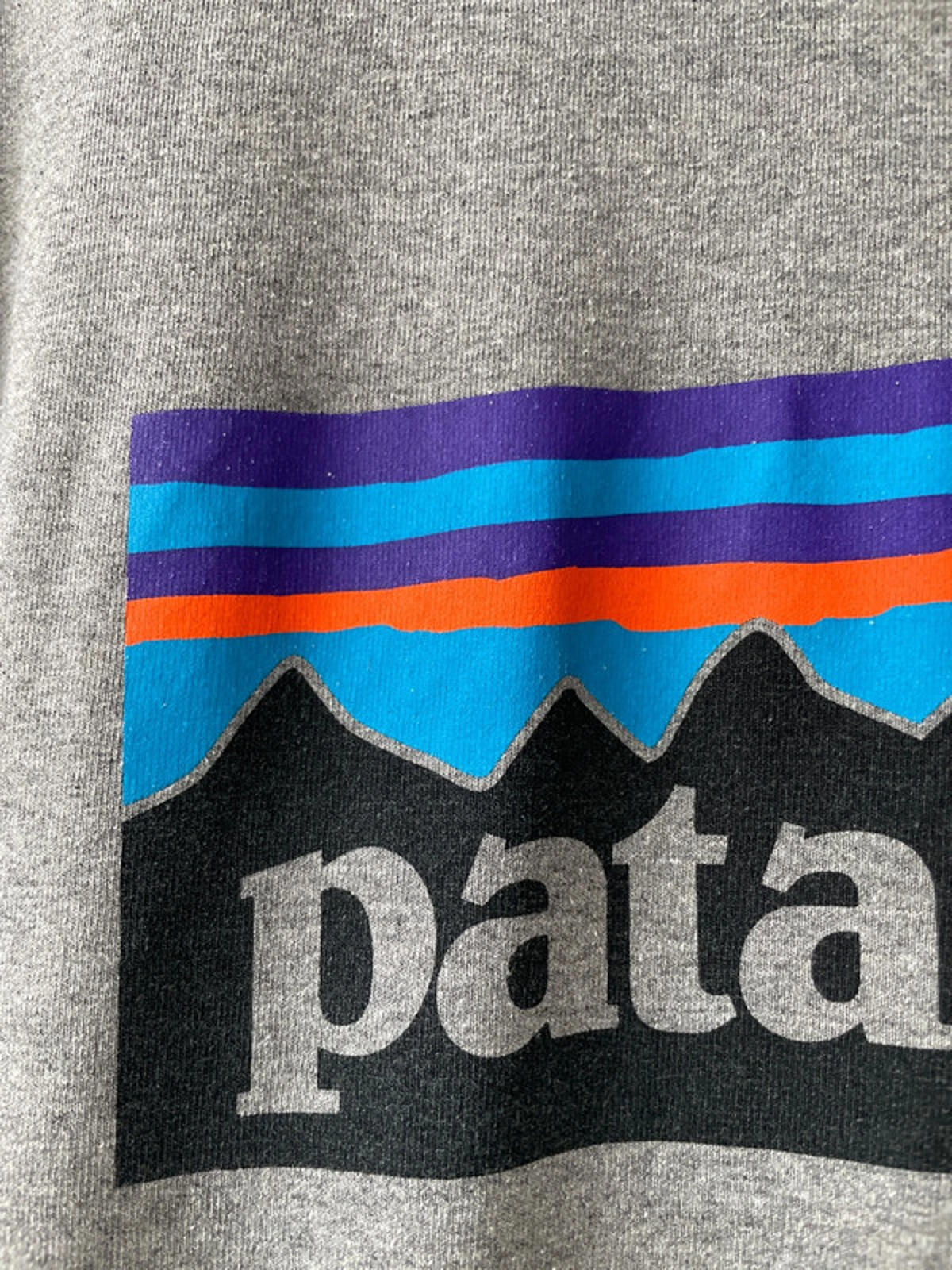 Men’s Patagonia Crew Neck Printed T-shirt In Grey - Medium - 2544