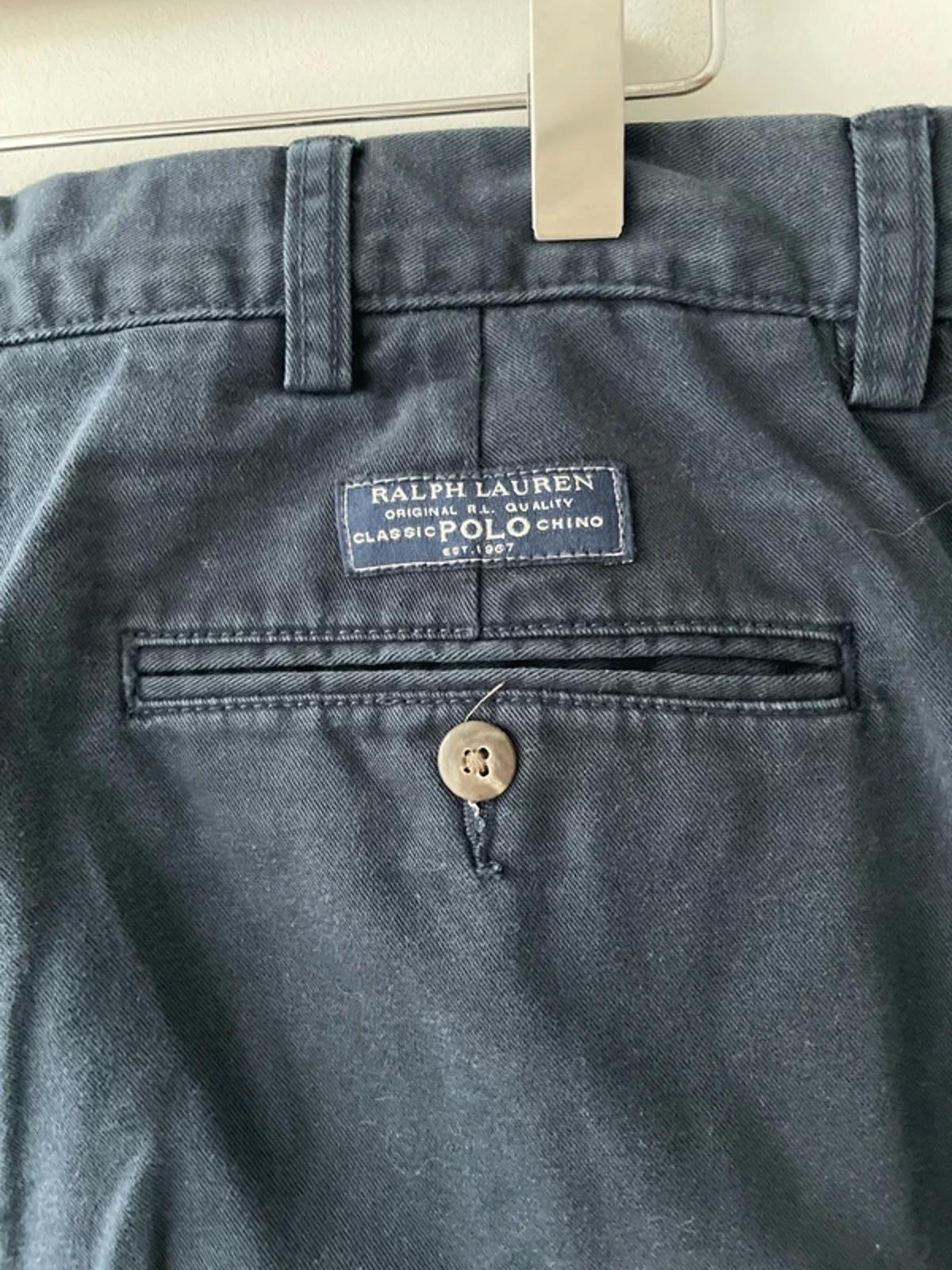 Men’s Ralph Lauren Classic Fit Prospect Chino Trousers In Navy Blue - W38/L32 - 2924