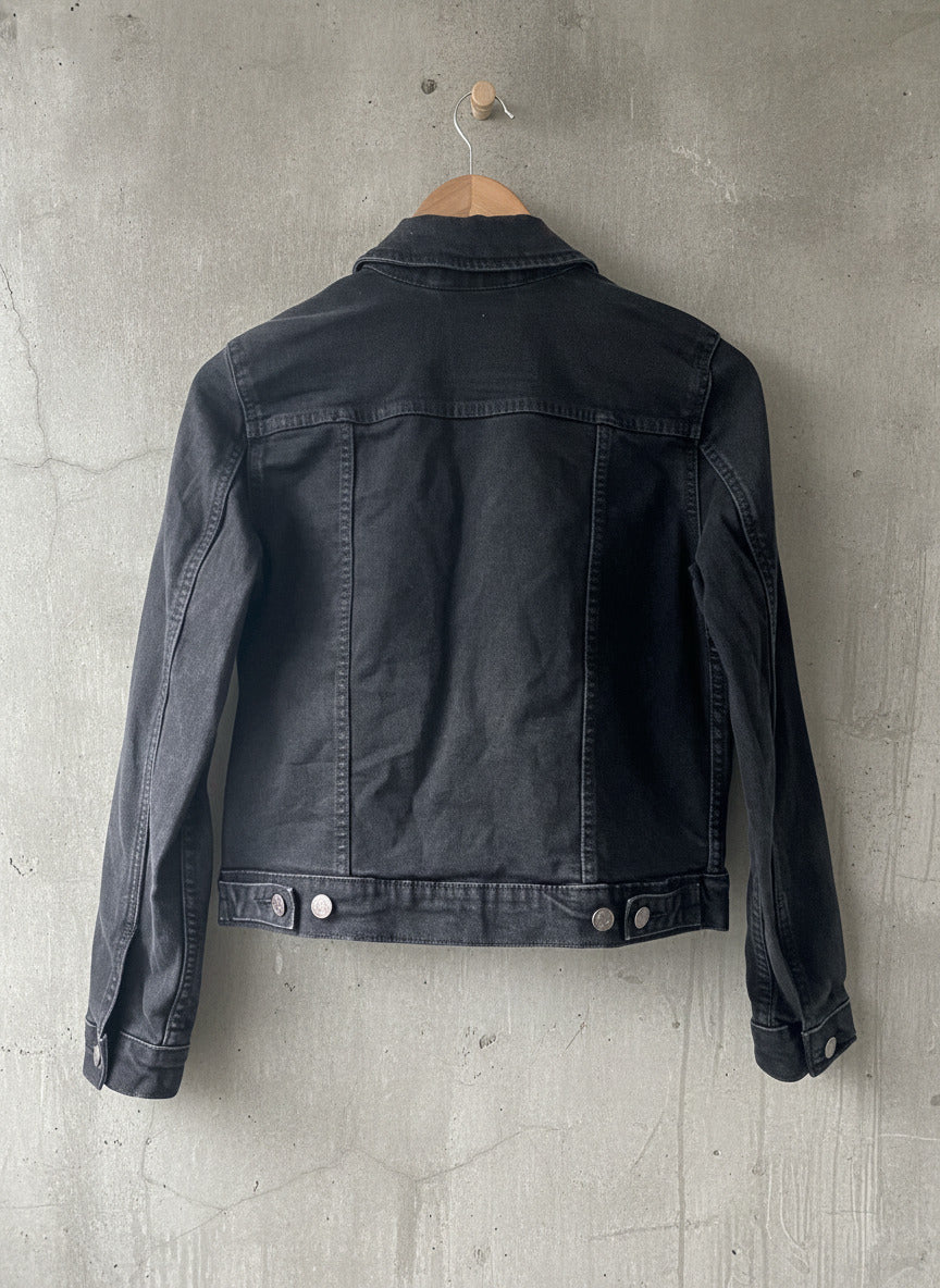 Women’s Levi’s Premium Denim Trucker Jacket In Black - Small - 2463