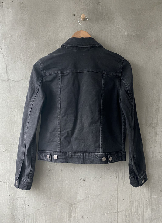 Women’s Levi’s Premium Denim Trucker Jacket In Black - Small - 2463