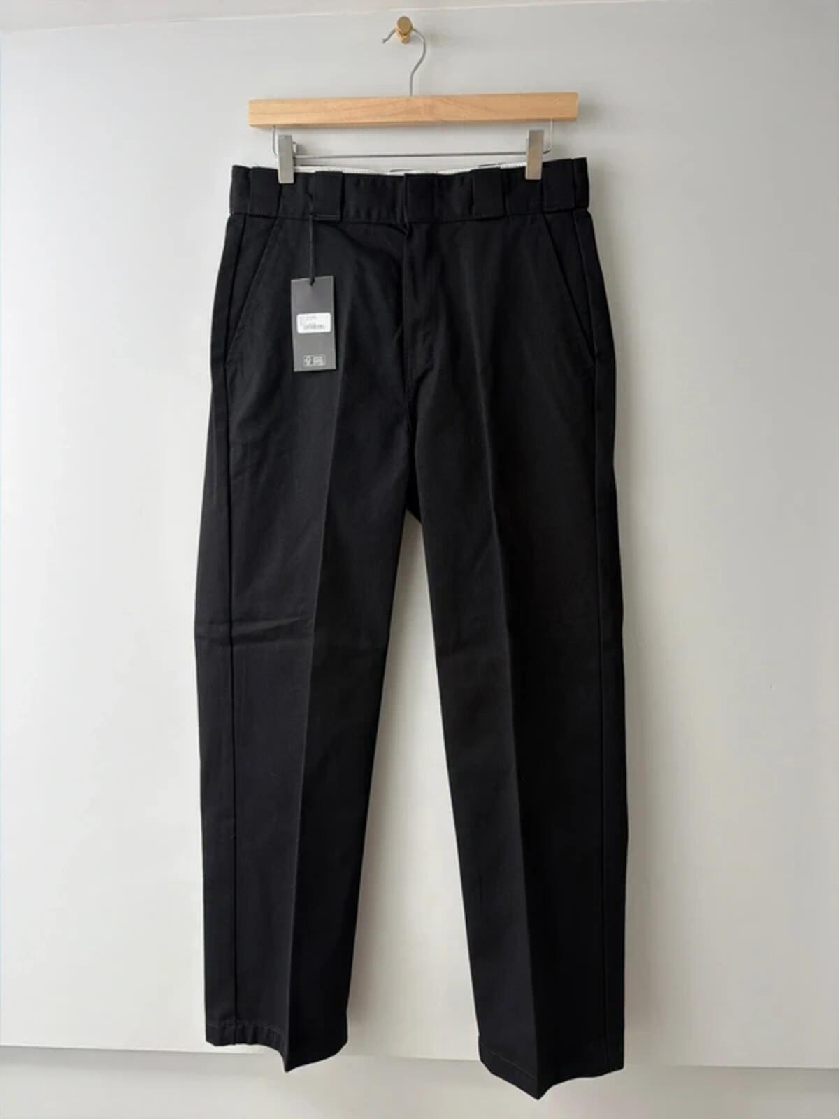 Women’s Dickies Elizaville Straight Leg Chino Trouser In Black - W28/L29 - 3377
