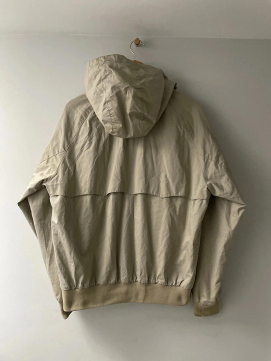 Men’s Baracuta Premium G9 Hooded Harrington Jacket In Beige - XLarge - 2486