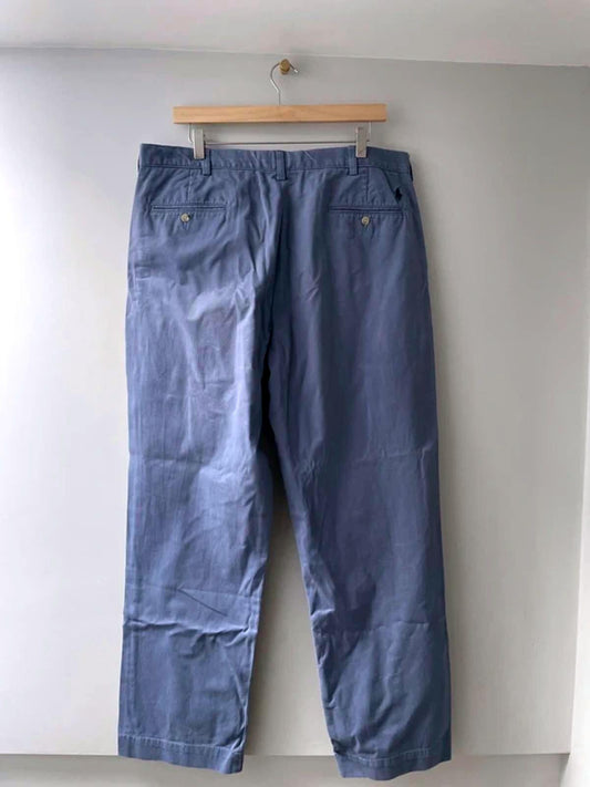 Men’s Ralph Lauren Preston Fit Chino Trousers In Blue - W38/L32 - 2957