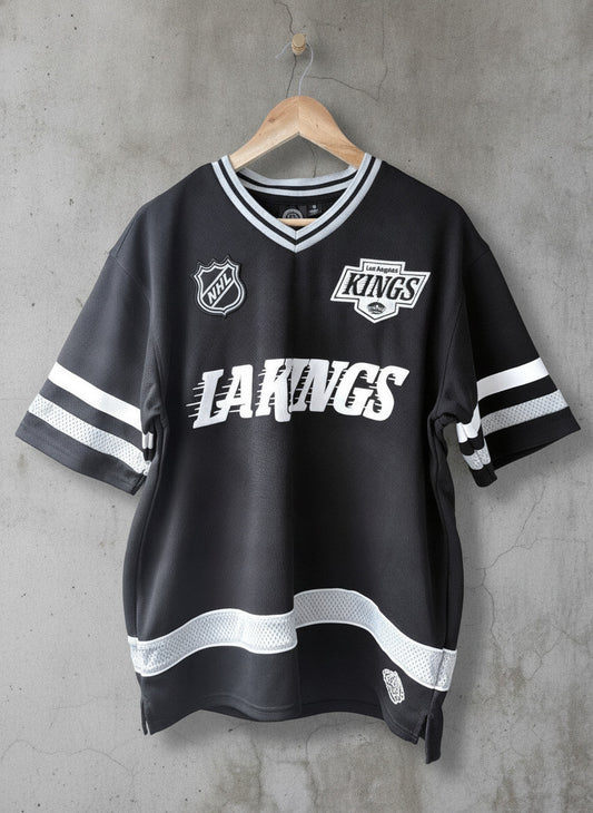 Unisex NHL Los Angeles Kings Ice Hockey Jersey Top in Black - Medium - 3773
