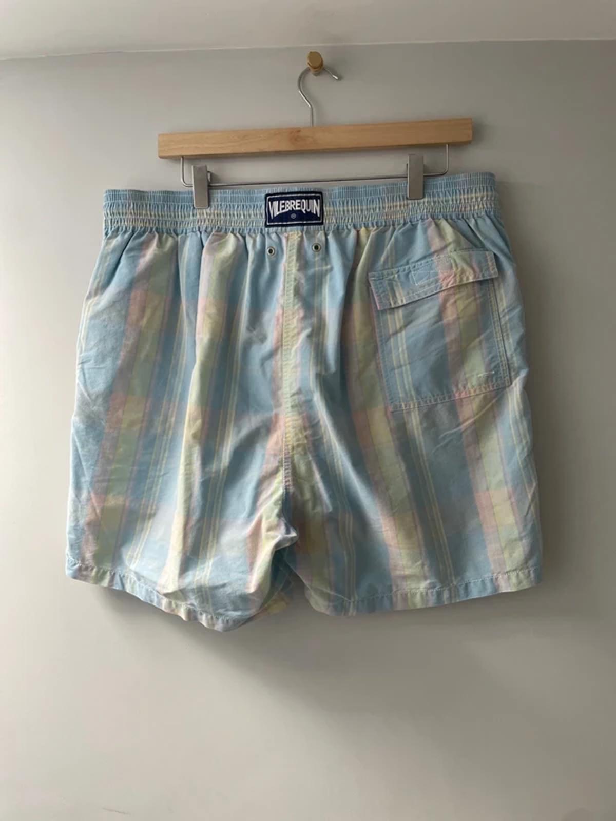 Men’s Vilebrequin Designer Checked Design Swim Shorts in Blue - XXXLarge - 3114