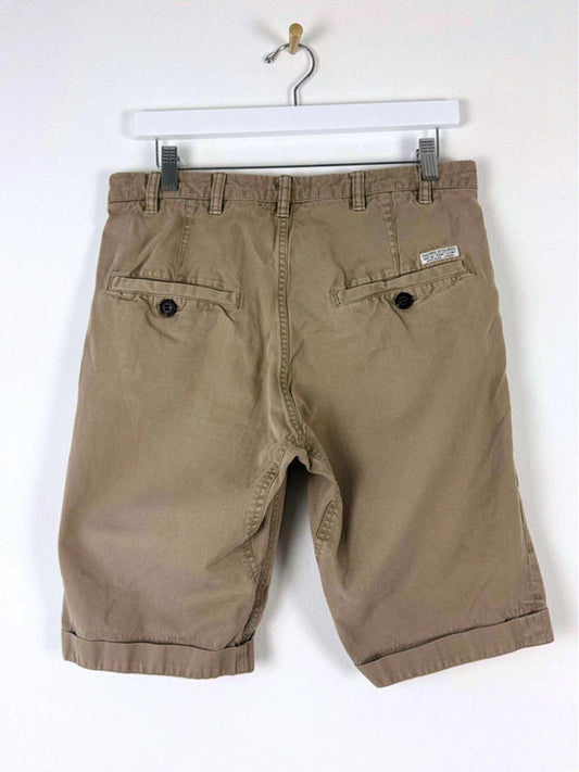 Men’s AllSaints Classic Chino Shorts in Beige - Small - 1400