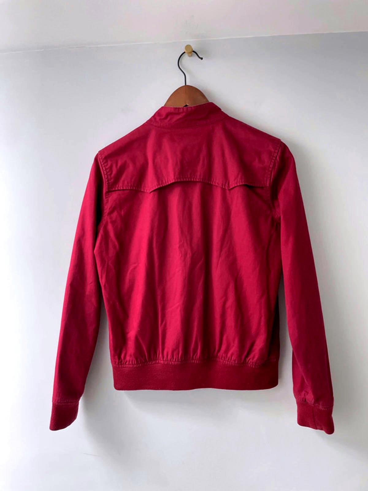 Women’s Fred Perry Harrington Jacket Coat In Burgundy - UK8 - 1995