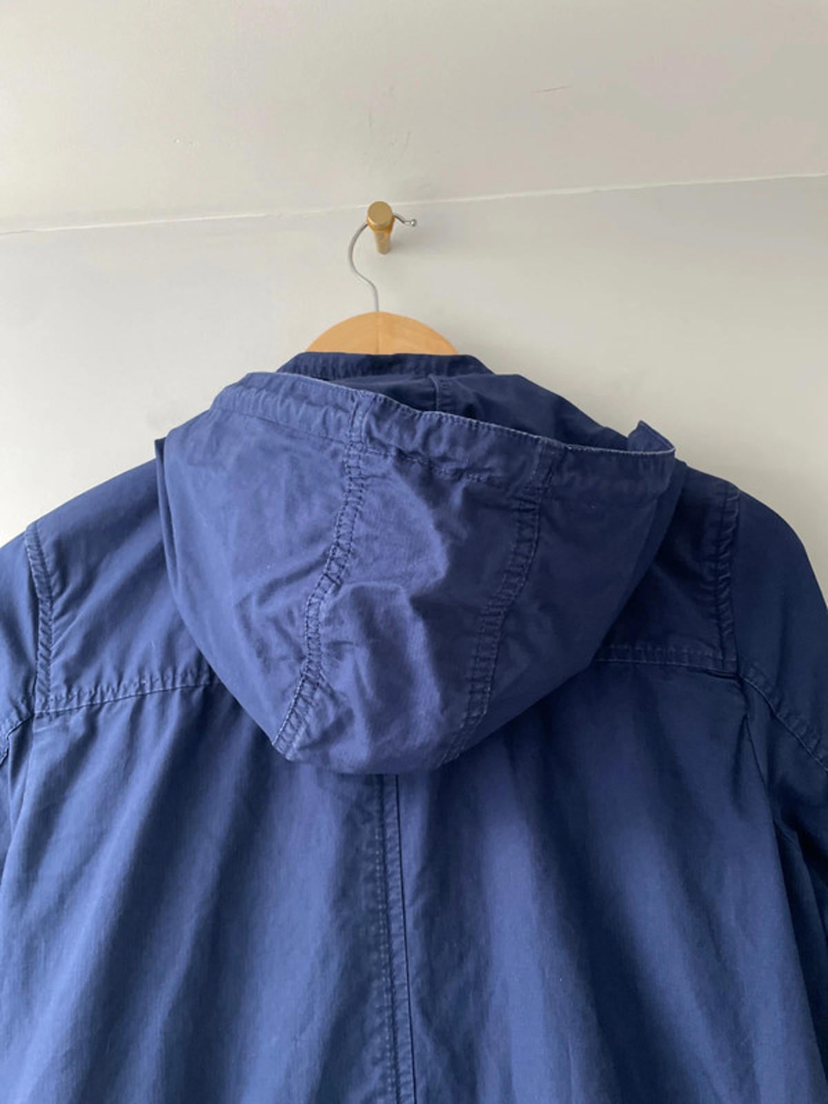 Women’s Levi’s Hooded Parka Jacket Coat In Navy - Small - 2284