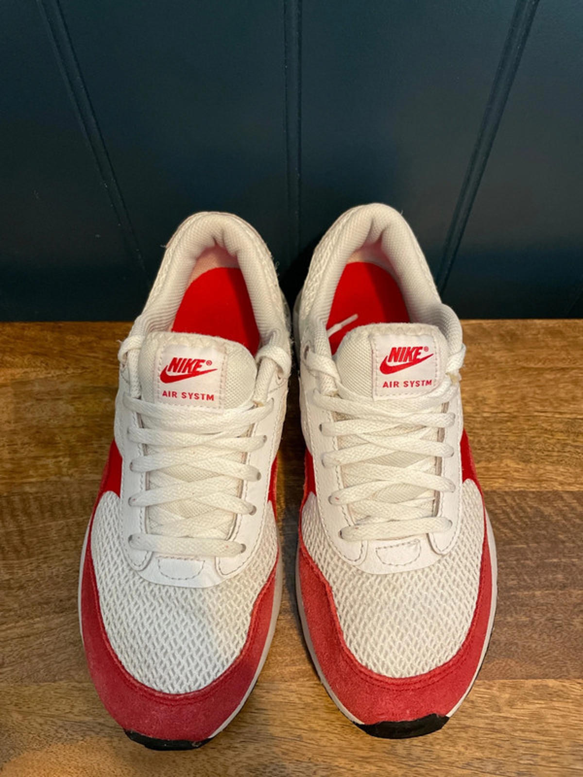 Women’s Nike Air Max SYSTM Trainers In White/University Red - UK 4.5 - 2606