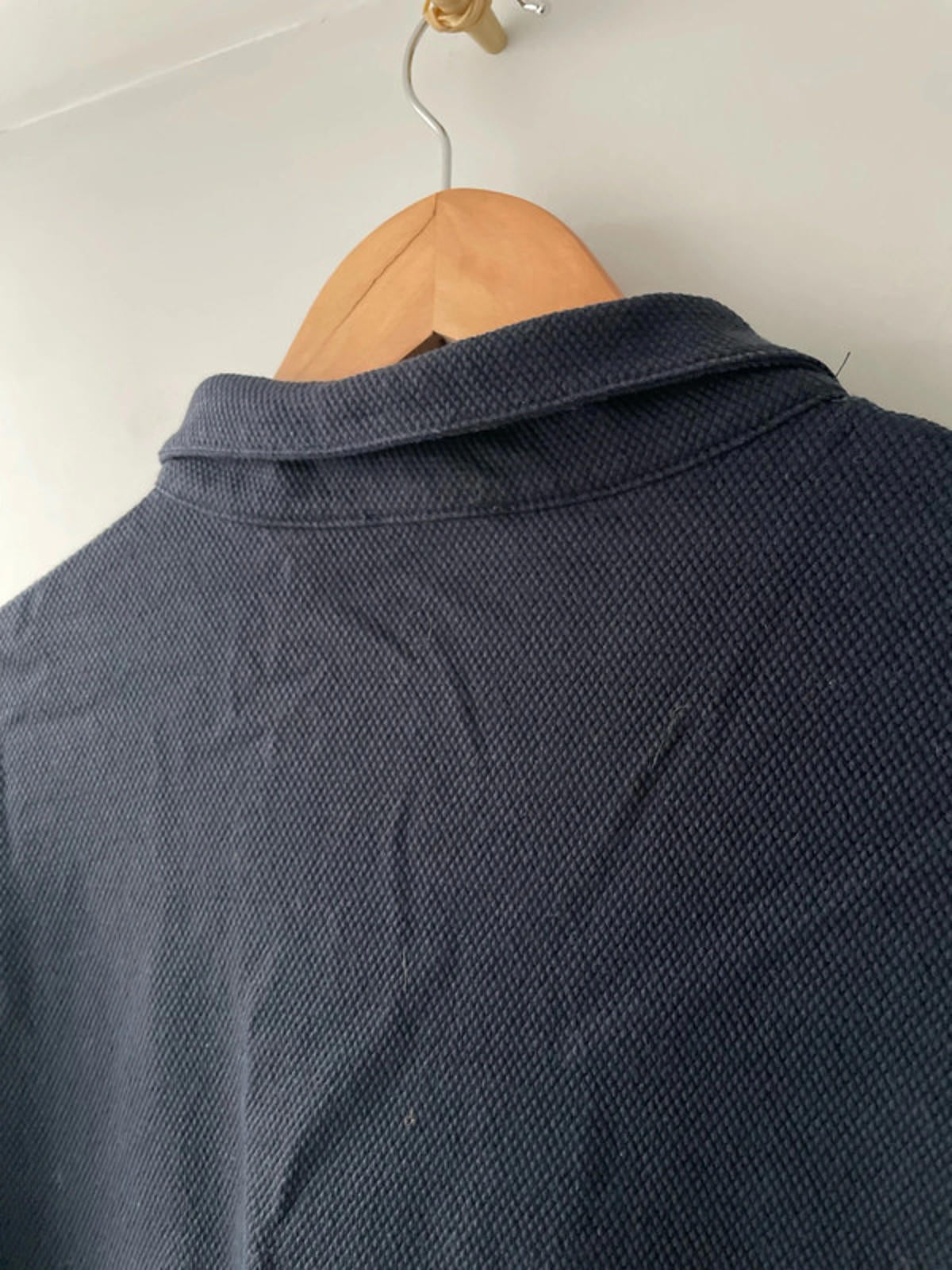 Men’s Reiss Short Sleeve Slim Fit Knitted Polo Top In Navy - XL - 2746