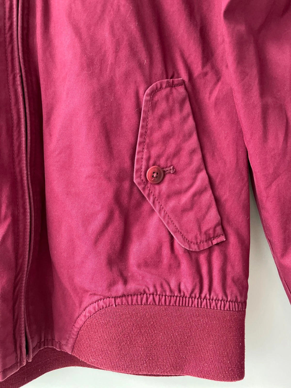 Women’s Fred Perry Harrington Jacket Coat In Burgundy - UK8 - 1995