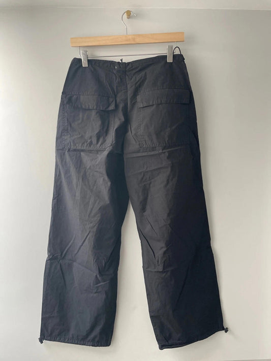 Women’s Pull & Bear Baggy Fit Wide Leg Cargo Trouser Bottoms - W28/L29 - 1117