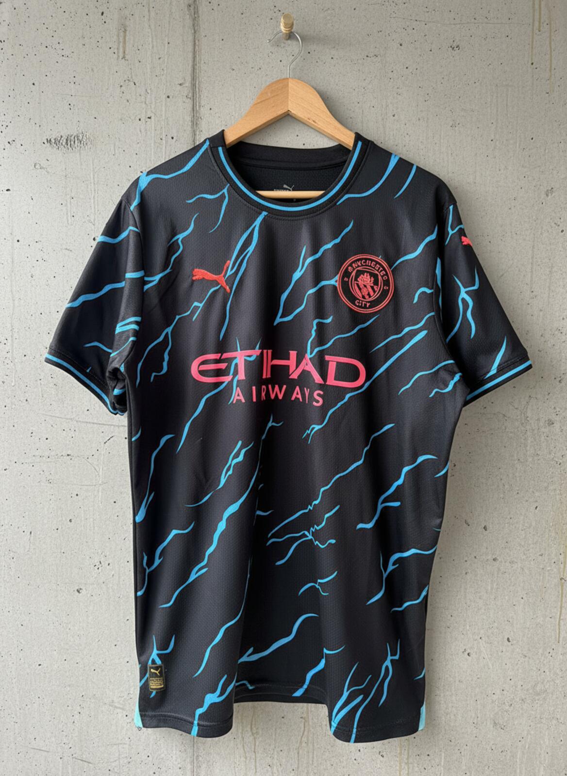 Mens Manchester City 2023/24 Away Football Shirt Top - XLarge - 3490