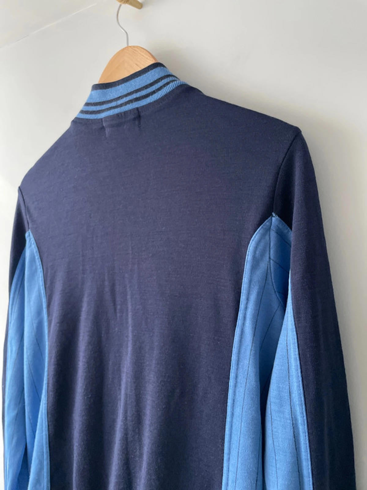 Men’s Fila White Line Settanta Vintage Bomber Track Jacket in Navy - Medium-2590