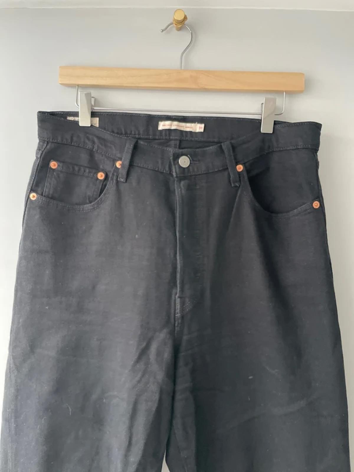 Women’s Levi’s High Waisted Ribcage Straight Fit Jeans In Black - W31/L27 - 2977