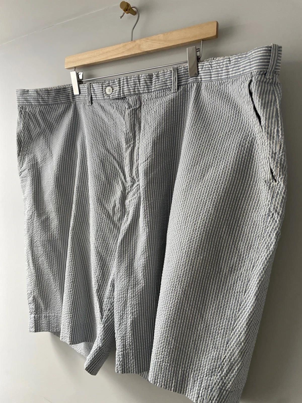 Men’s Ralph Lauren Seersucker Stripe Chino Shorts in Blue - W46/L9.5 - 3151