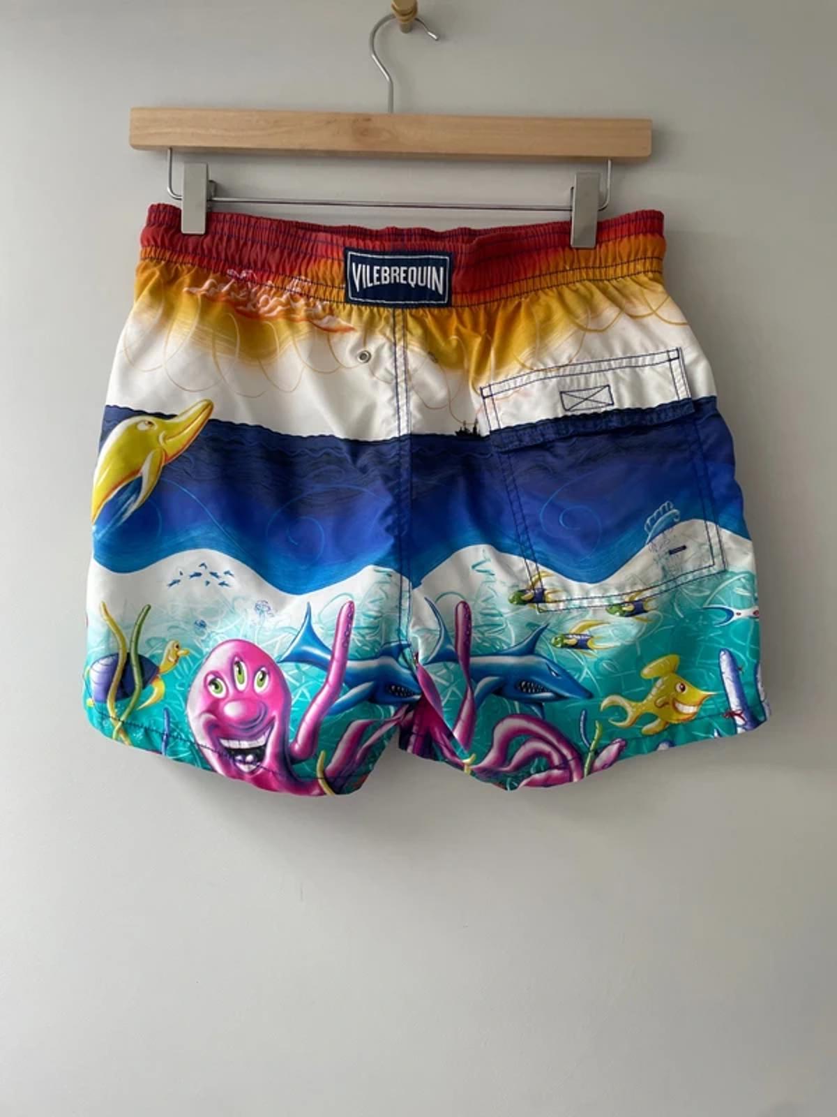 Mens Vilebrequin x Kenny Scharf Limited Edition Moorea Swim Shorts - Small - 3120