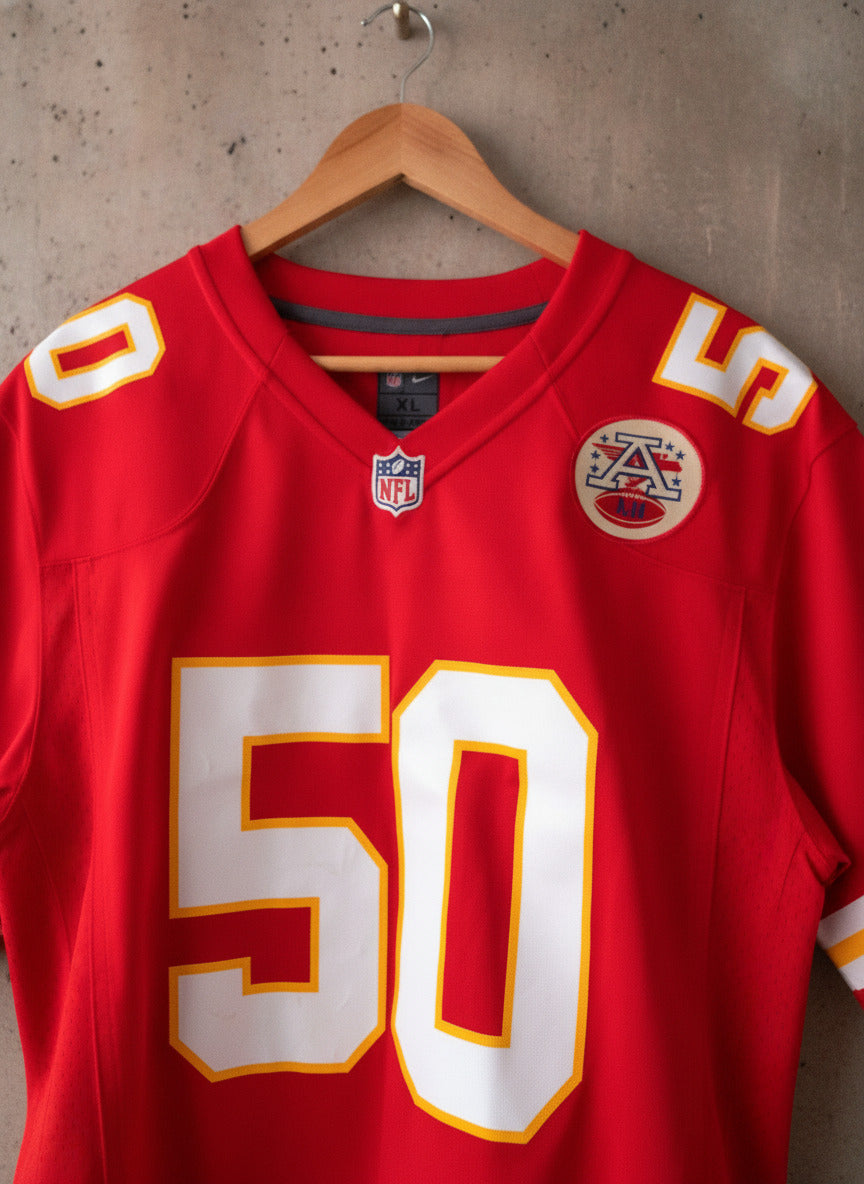 Men’s NFL Kansas City Chiefs Justin Houston American Football Shirt -XLarge-3457