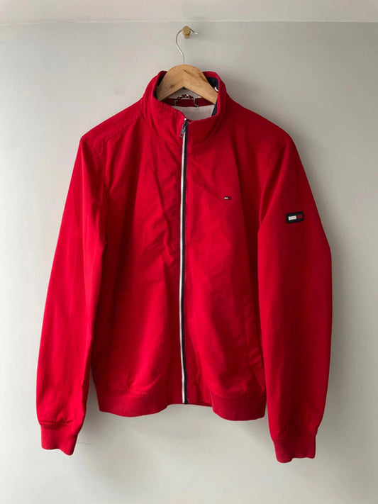 Men’s Tommy Hilfiger Classic Harrington Jacket in Red - Small - 2287