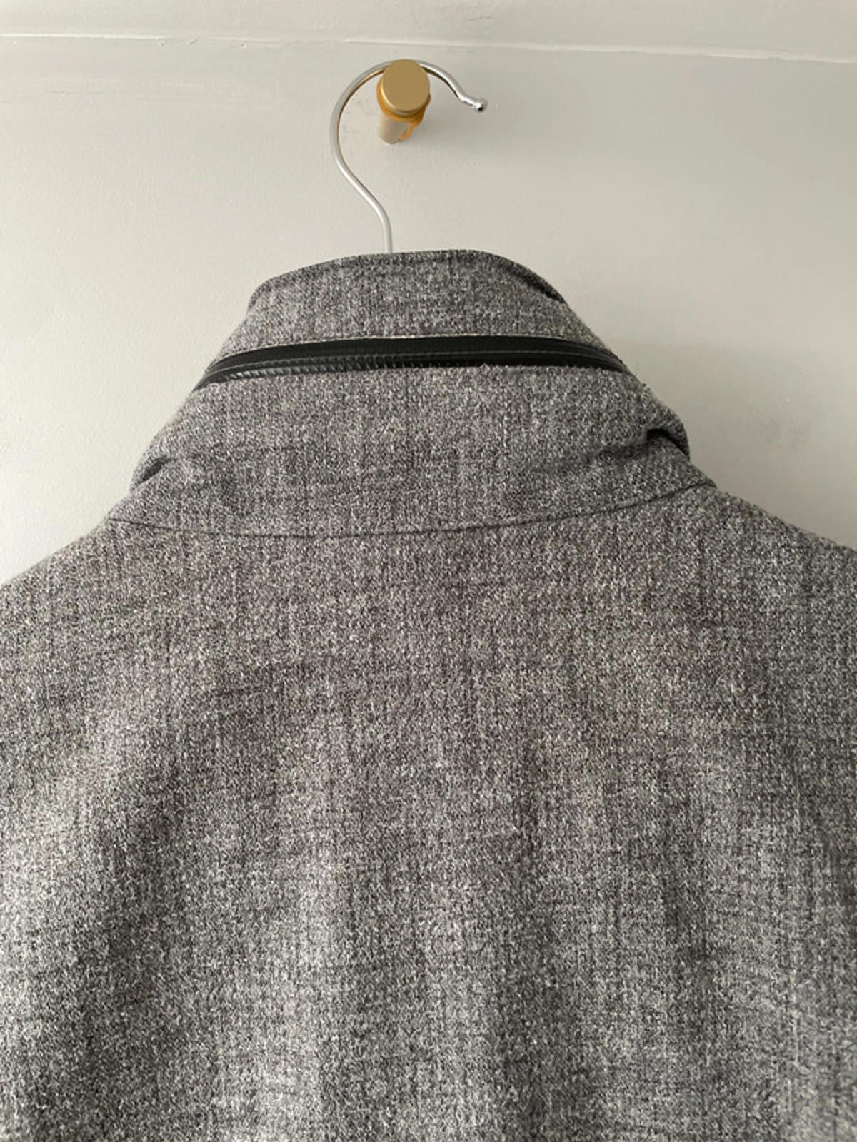 Men’s Nike M65 Zip Through Hooded Jacket In Grey - Small - 2274