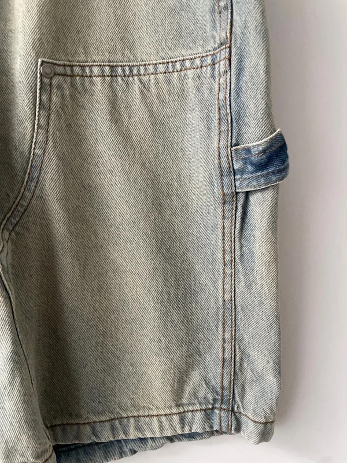 Men’s Brave Soul Denim Studio Cargo Shorts in Blue - W33/L10 - 3160