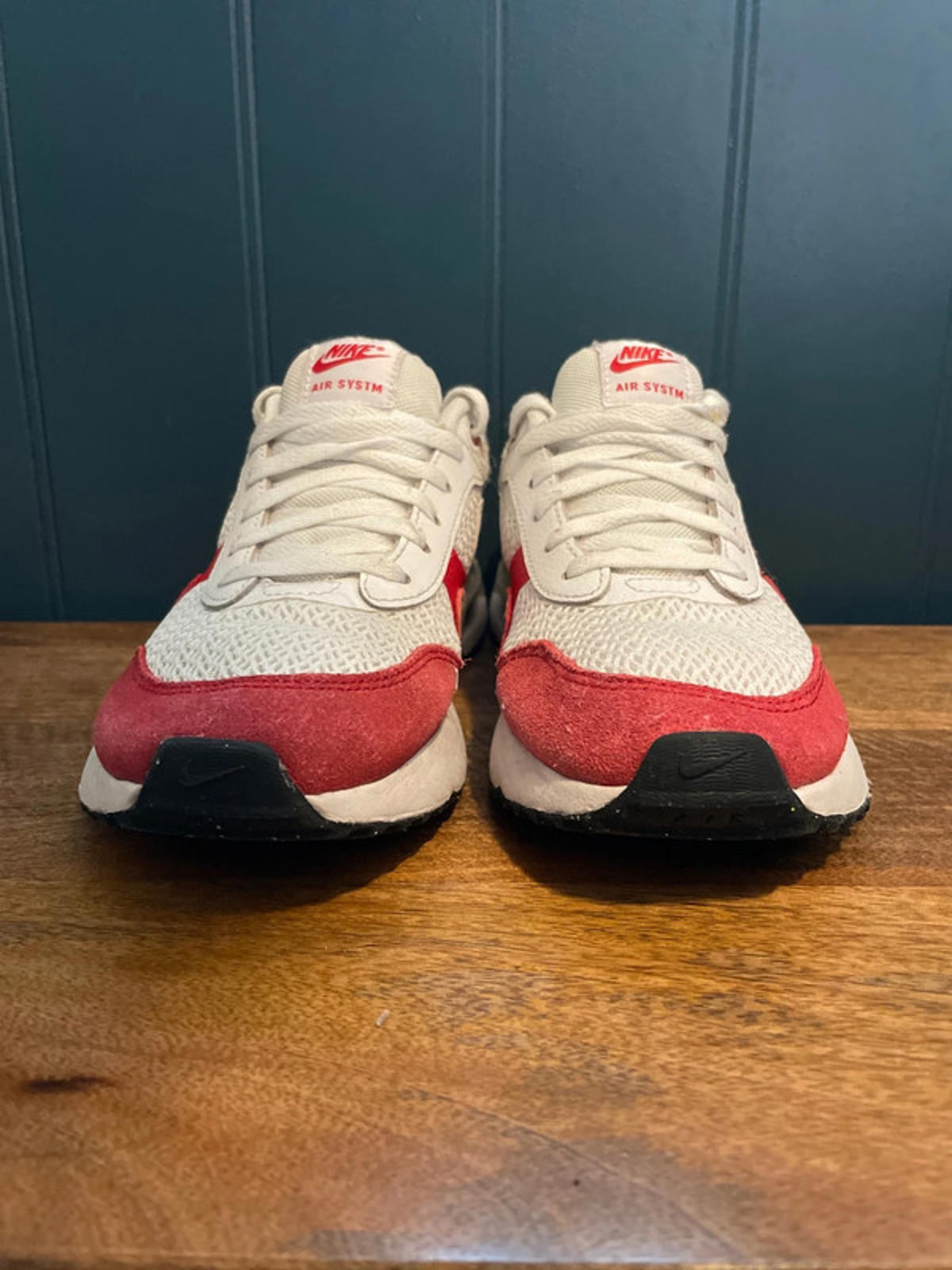 Women’s Nike Air Max SYSTM Trainers In White/University Red - UK 4.5 - 2606