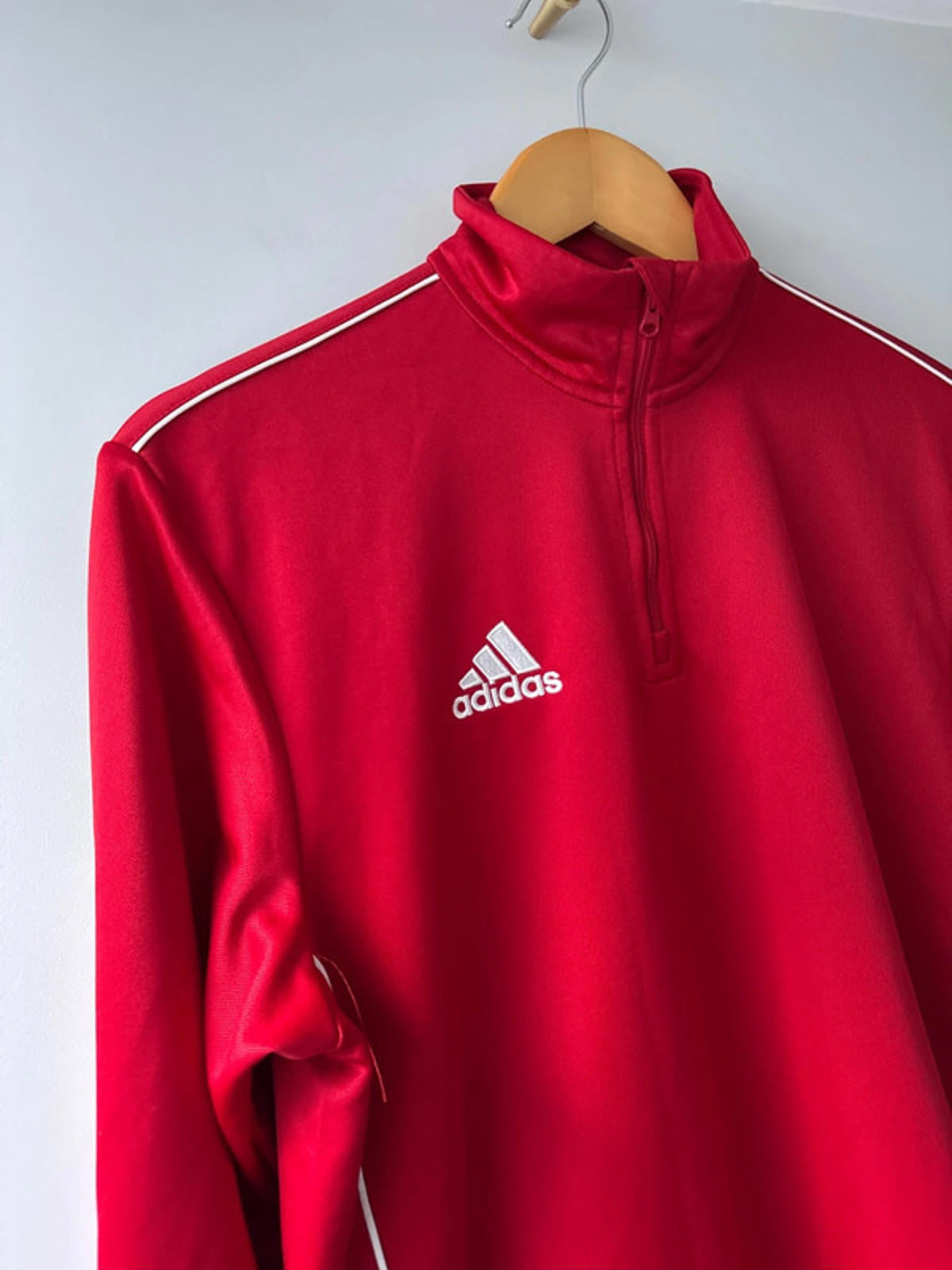 Men’s Adidas Aeroready Long Sleeve 1/4 Zip Track Top - Small - 0490