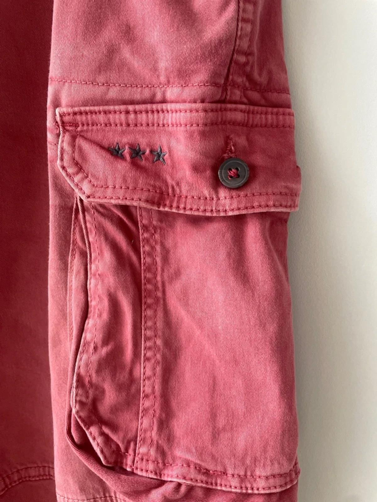Men’s Jo Browns Classic Cargo Shorts In Red - W32/L15.5 - 3134