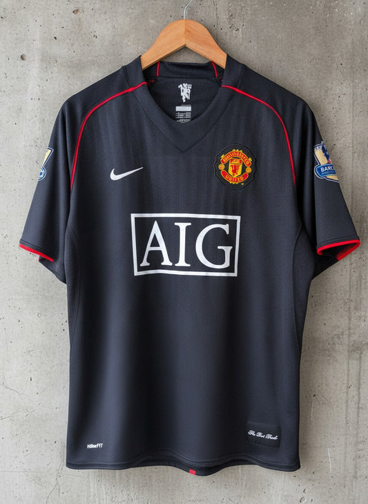 Mens Manchester United 2007/08 Football Shirt Jersey - Medium - 3596
