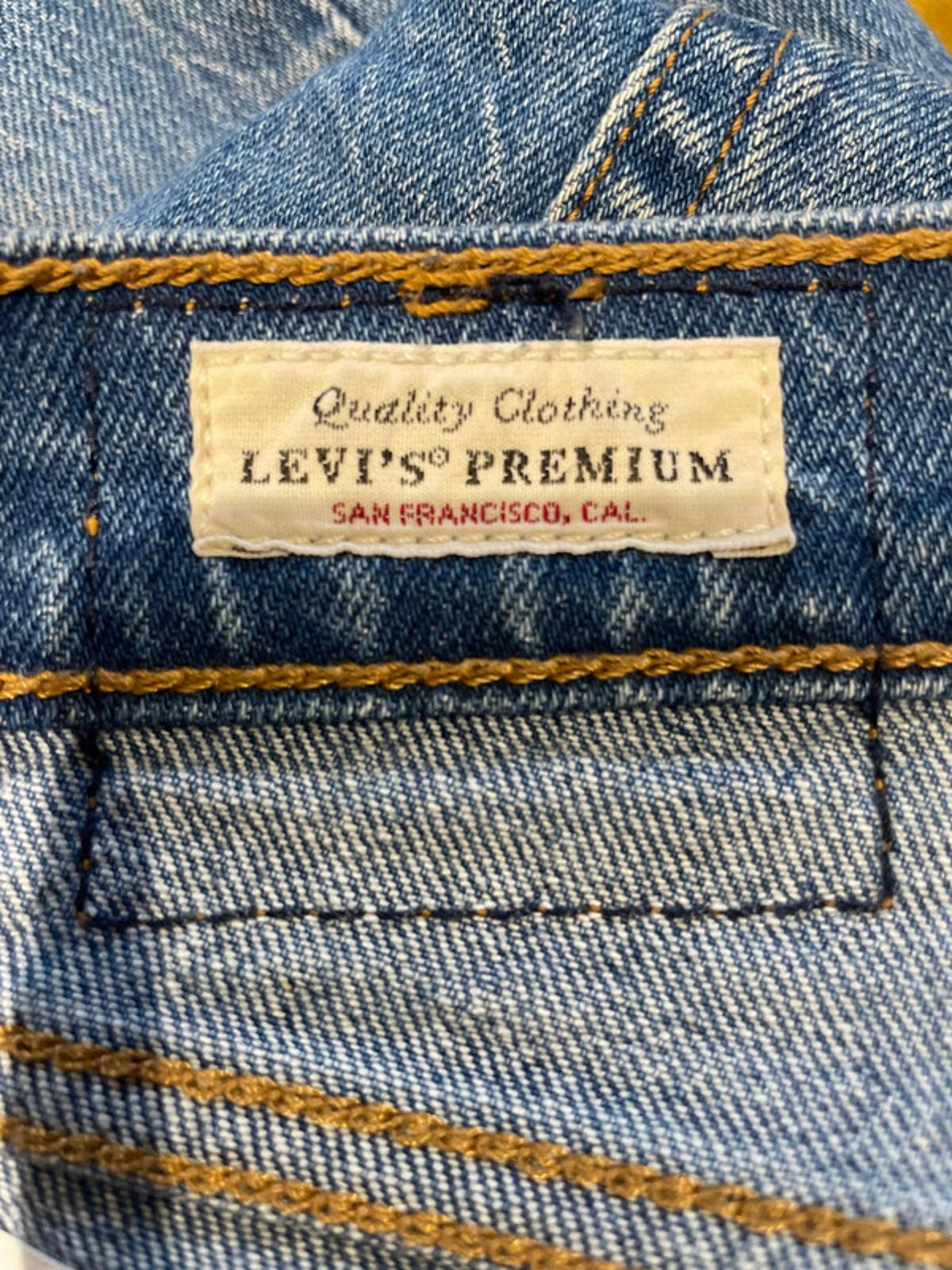 Women’s Levi’s High Waisted Ribcage Crop Boots Fit Jeans In Navy - W27/L27 -2760
