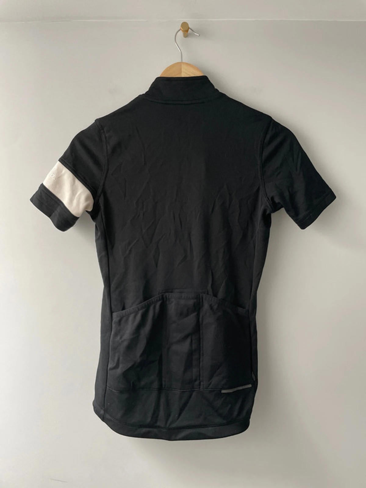 Women’s Rapha Short Sleeve Merino Wool Classic Cycling Jersey Top In Black - XSmall - 2267