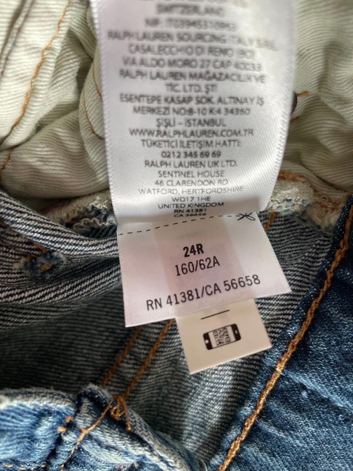 Women’s Ralph Lauren Regular Fit Flared Jeans In Navy Blue - W24/L34 - 3075