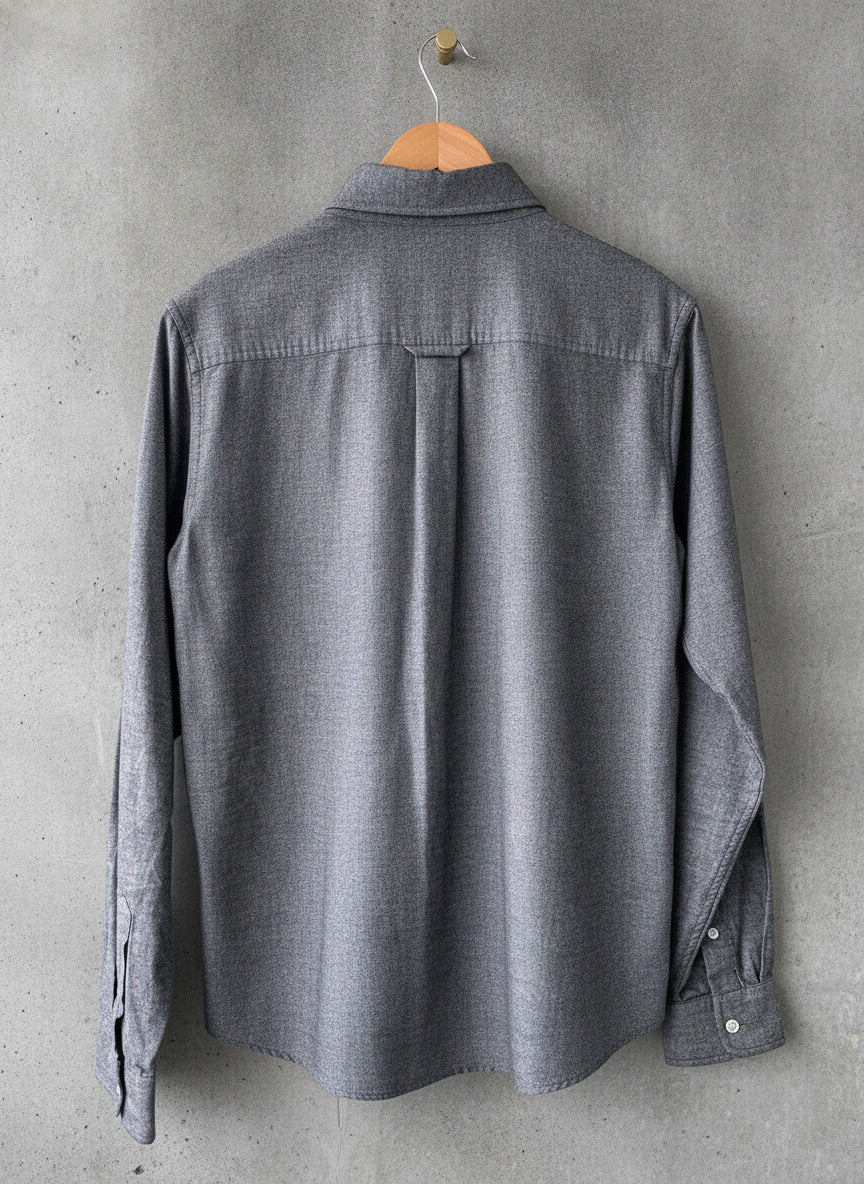 Mens Carhartt Kyoto Long Sleeve Button Down Chambray Shirt In Grey - Small - 1546