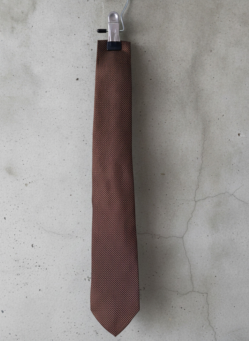 Dsquared2 Premium 100% Silk Tie Made In Italy In Brown - 3330