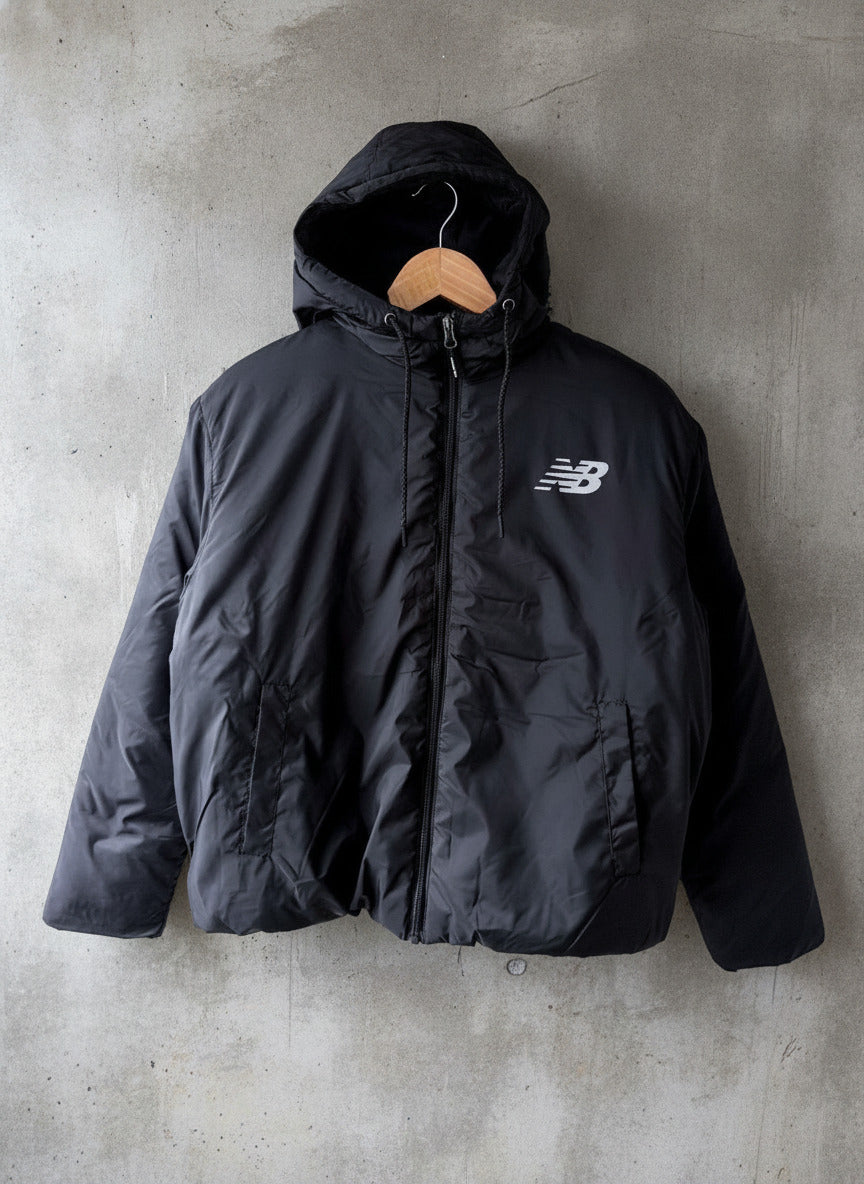 Women’s New Balance Boxy Oversized Fit Puffer Jacket with Hood - Medium - 3673