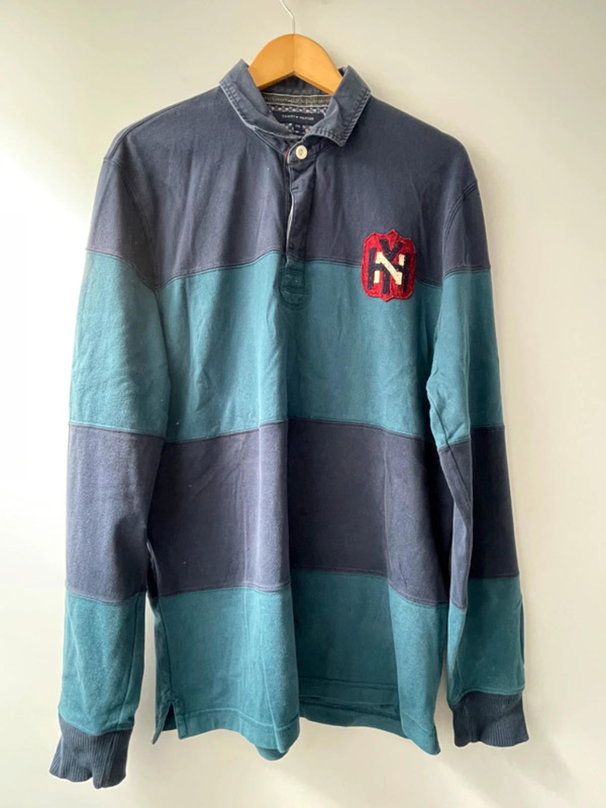 Men’s Tommy Hilfiger Long Sleeve Rugby Polo Top - XXLarge - 0854