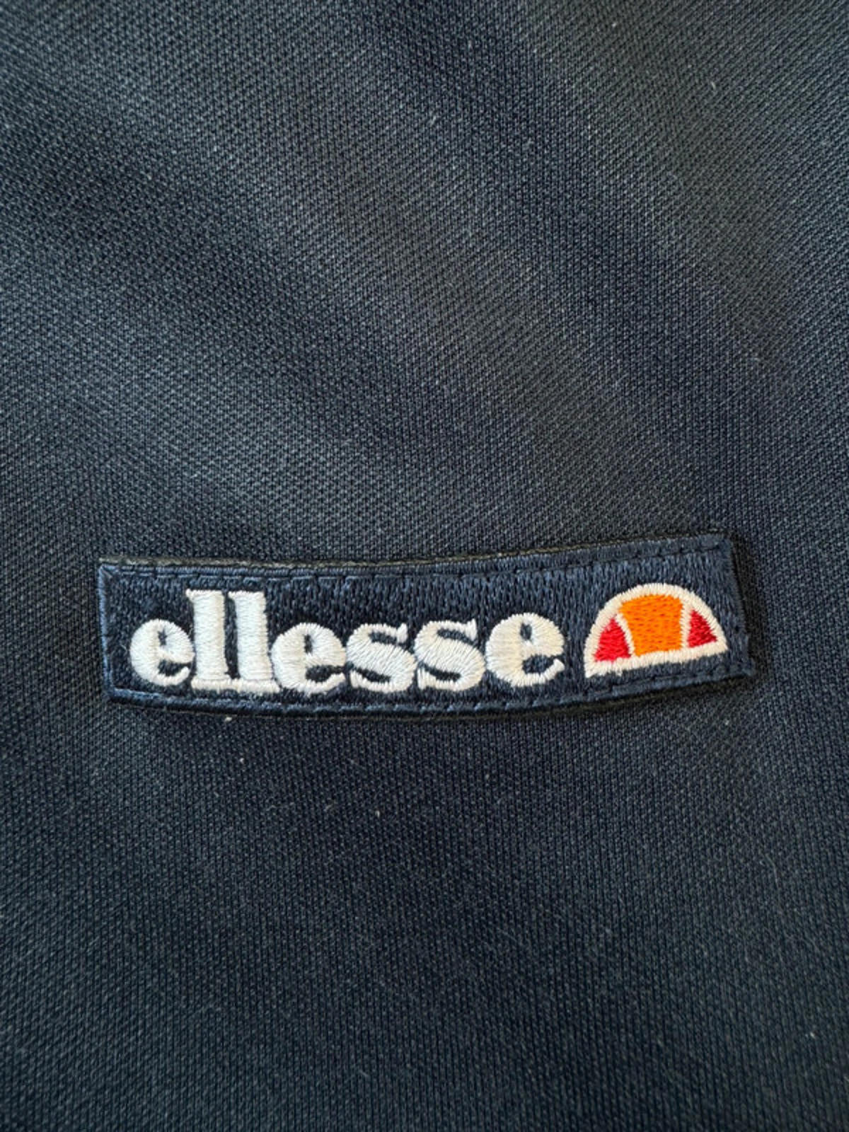 Men’s Ellesse 1/4 Zip Retro Track Jacket Top In Navy - Small   -1441
