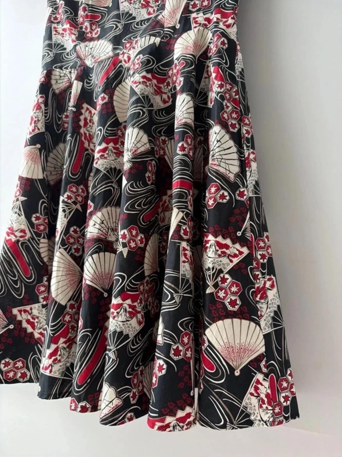 Women’s Hell Bunny Shell Print Retro Style Dress - UK16 - 3379