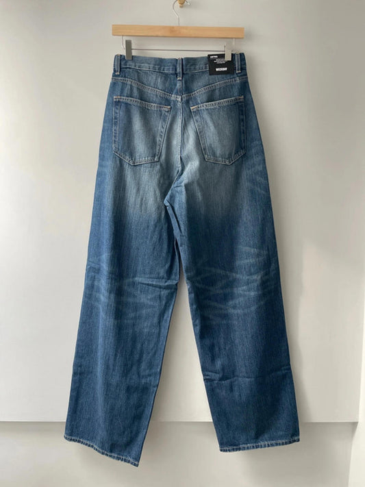 Women’s Weekday Astro Loose Baggy Fit Jeans in Blue - W26/L34 - 2485