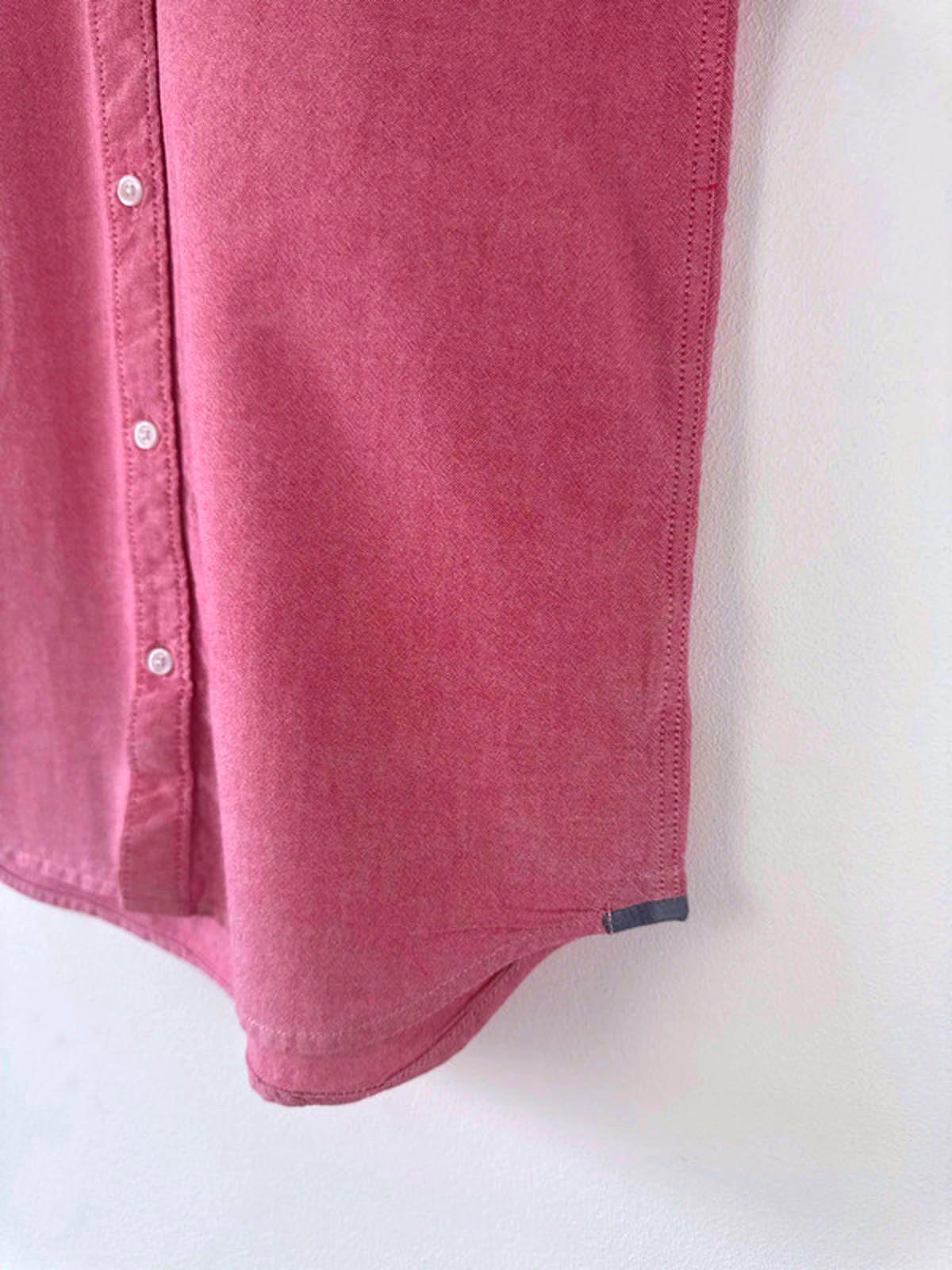 Men’s Vans Classic Fit Short Sleeve Chambray Shirt In Pink - Small   -1367