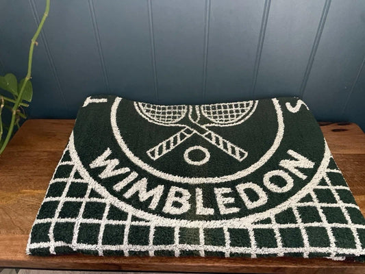 Wimbledon Vintage Championships 1997 Rare Tennis Towel in Dark Green - 2952