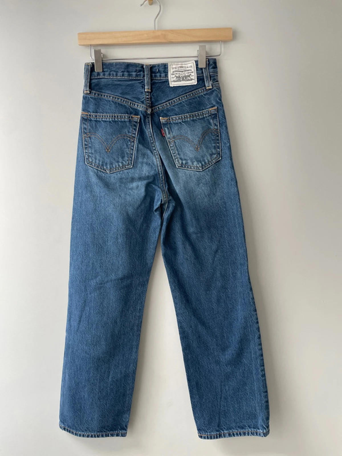 Women’s White Label Levi’s High Waisted Ribcage Straight Fit Jeans -W24/L27-1857